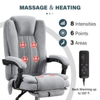 Leather Reclining Massage Office Chair  - image 10