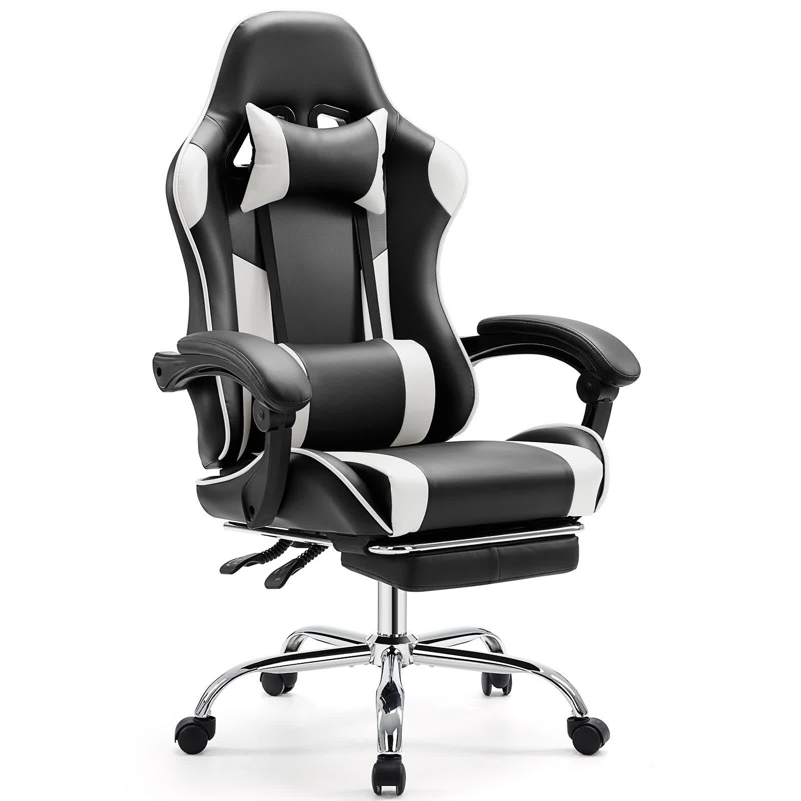Swivel Ergonomic PU Leather Recliner - image 8