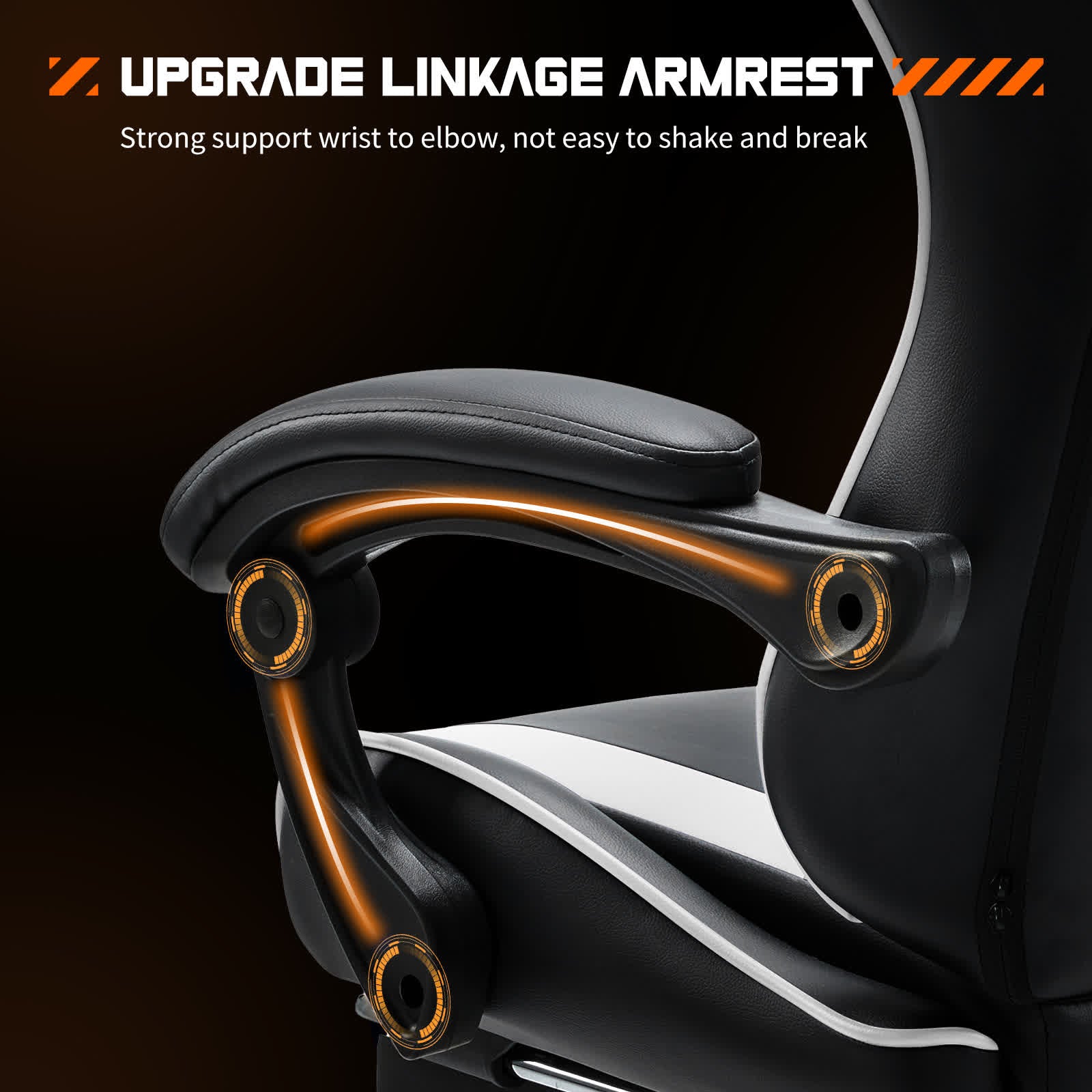 Swivel Ergonomic PU Leather Recliner - image 11