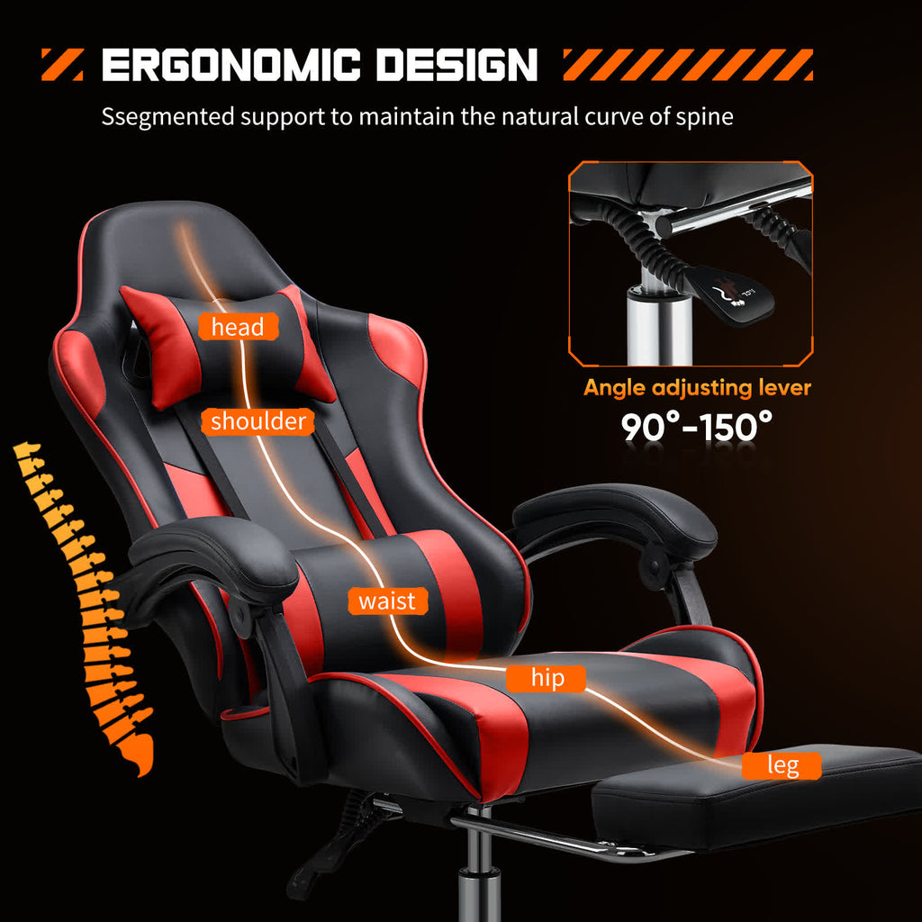 Swivel Ergonomic PU Leather Recliner