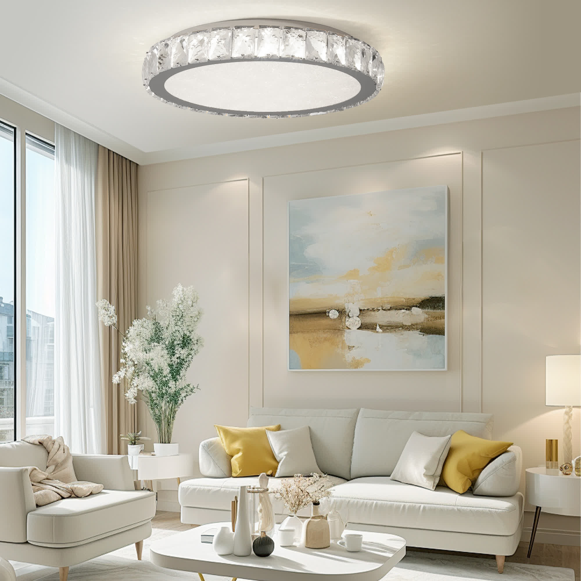Modern Dimmable Crystal LED