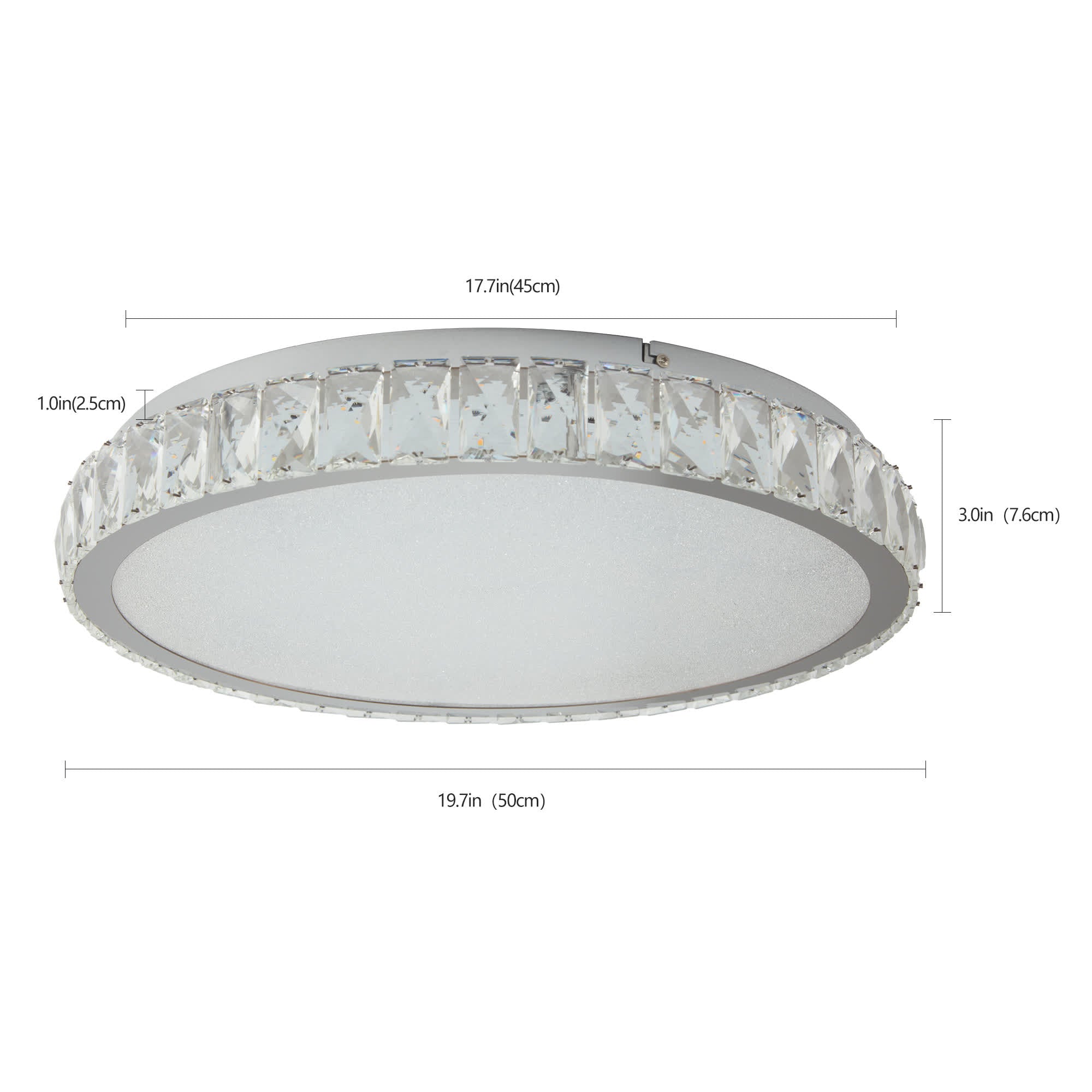 Modern Dimmable Crystal LED