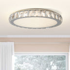 Modern Dimmable Crystal LED - Chrome - 19.7 Inch - image 0