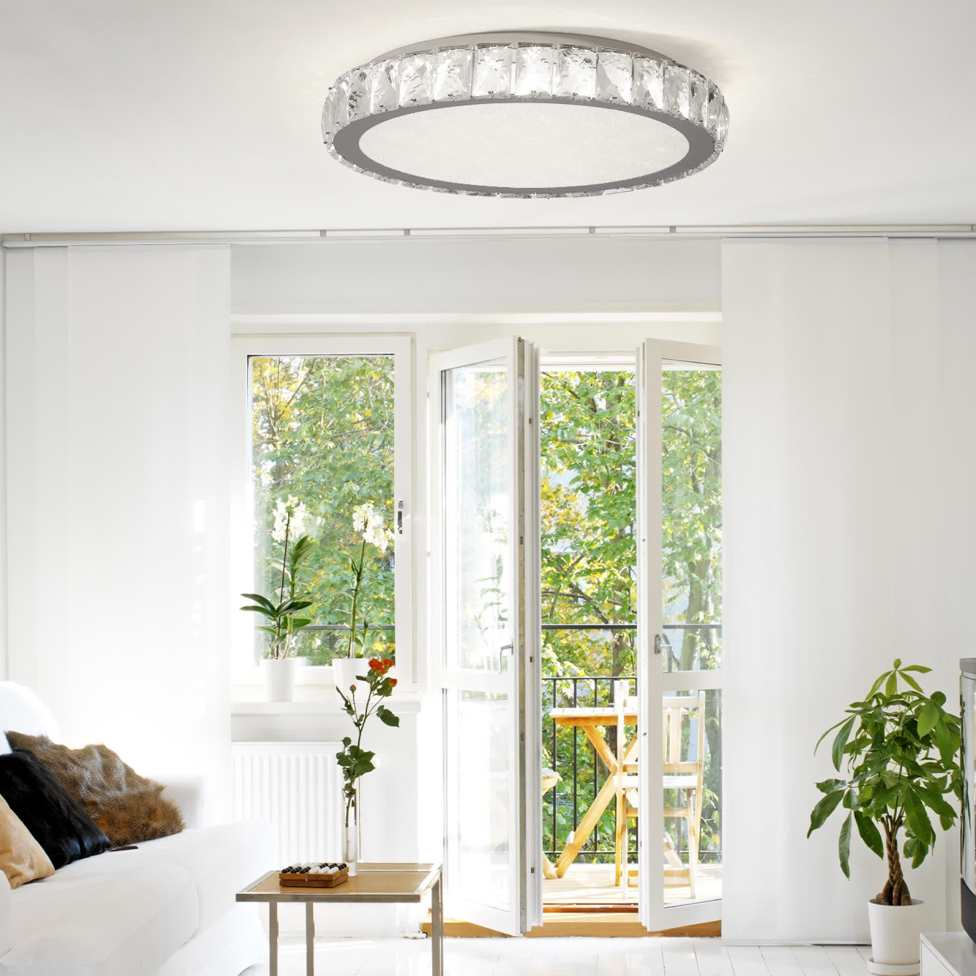 Modern Dimmable Crystal LED