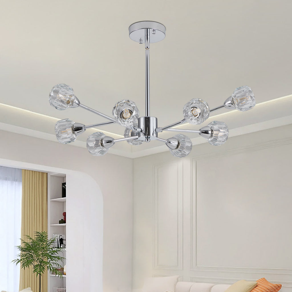 Modern Luxury Crystal Chandelier(No Bulb)
