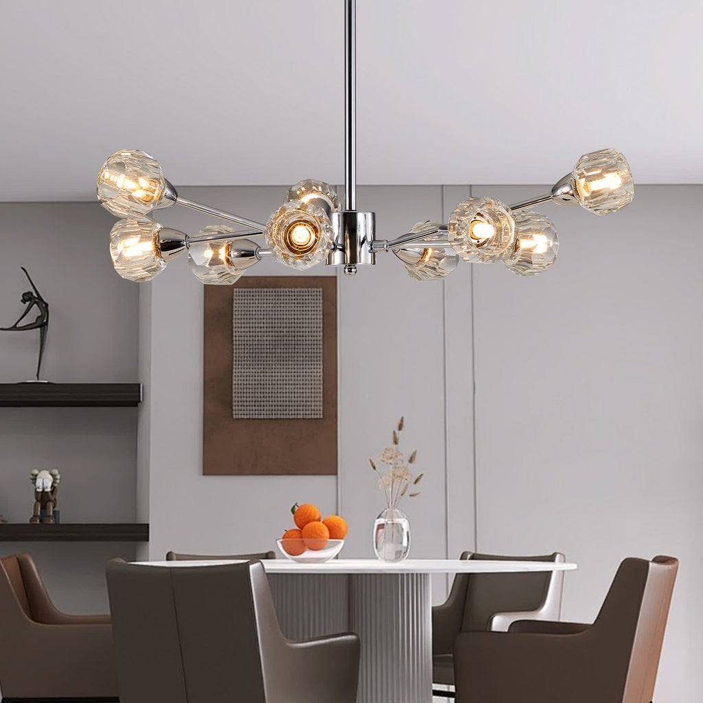 Modern Luxury Crystal Chandelier(No Bulb)
