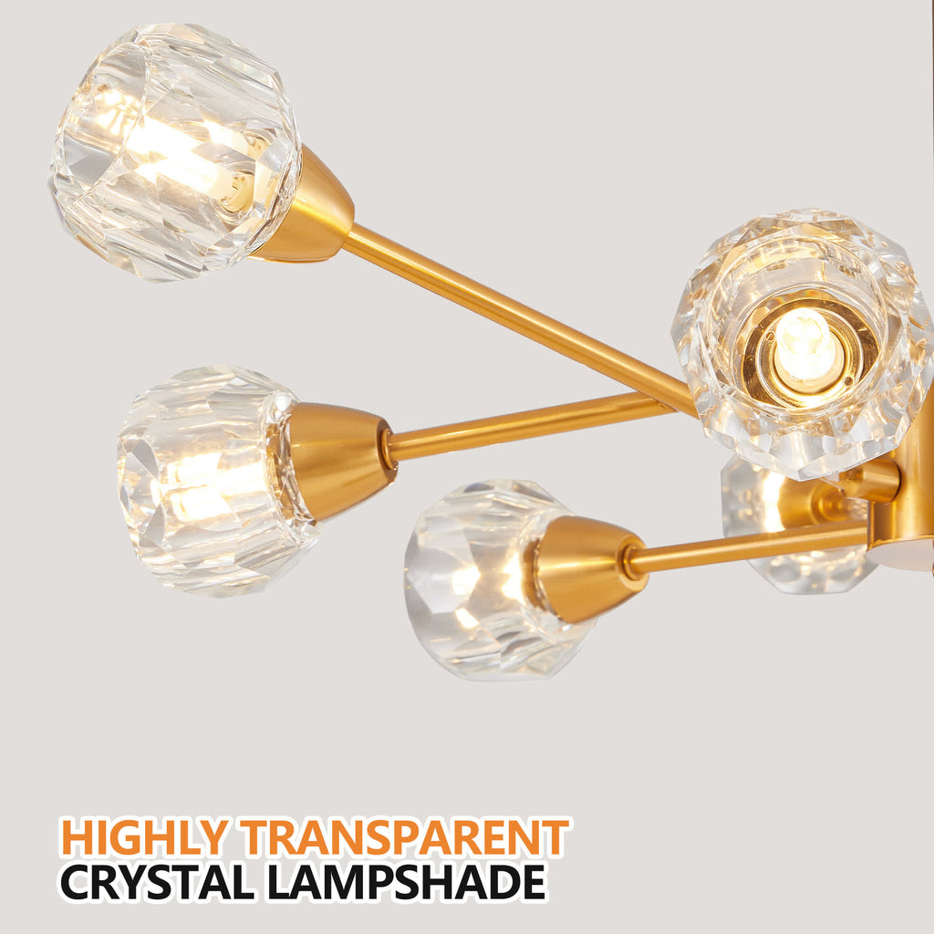 Modern Luxury Crystal Chandelier(No Bulb) - image 16