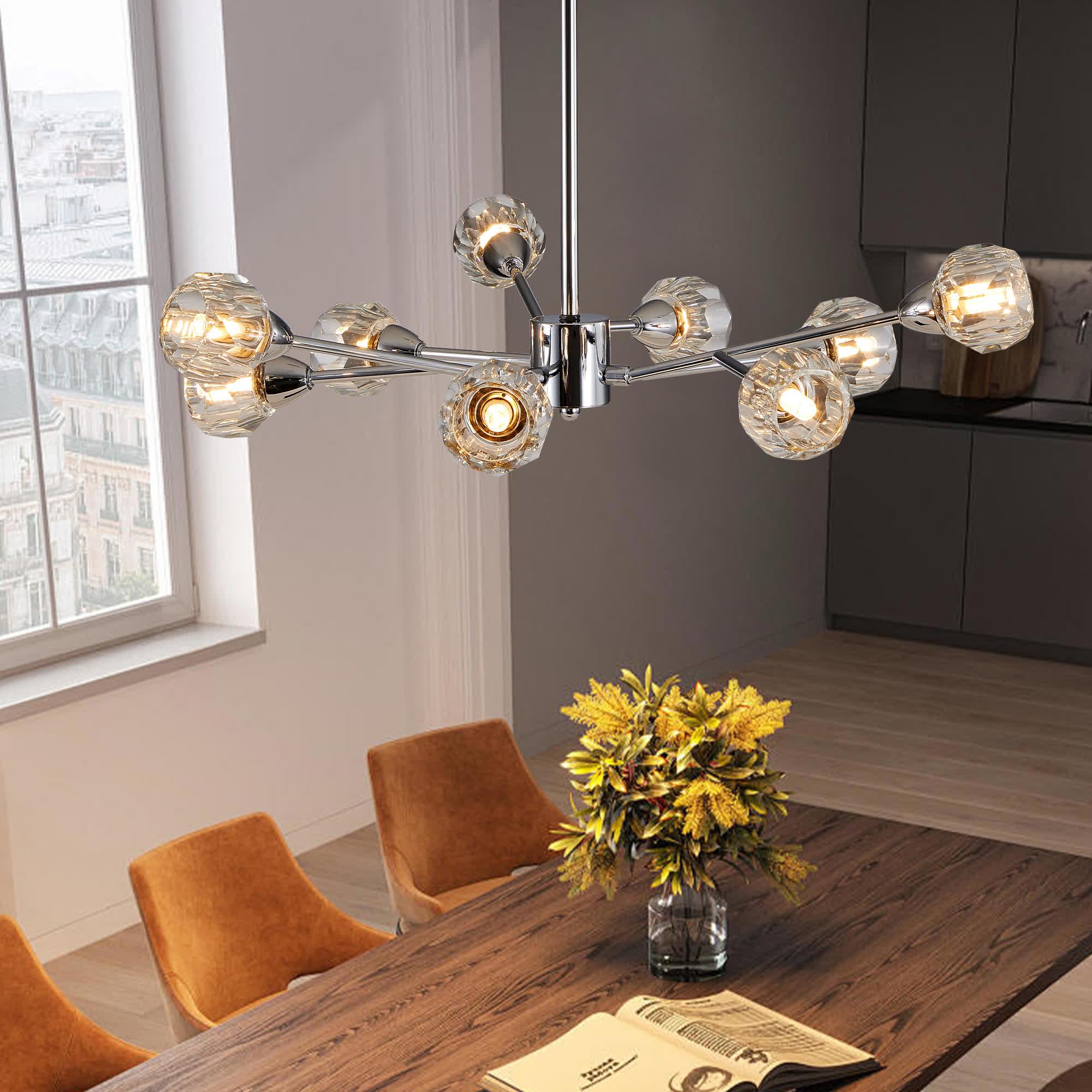 Modern Luxury Crystal Chandelier(No Bulb) - image 2