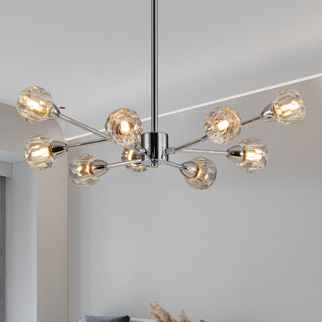 Modern Luxury Crystal Chandelier(No Bulb)