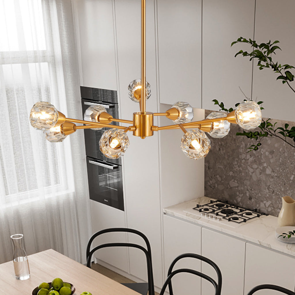 Modern Luxury Crystal Chandelier(No Bulb)