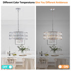 Modern Crystal Drum Chandelier(No Bulb) - image 16