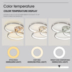 Modern LED 3-Ring Ceiling Light - image 13
