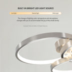 Modern LED 3-Ring Ceiling Light - image 12