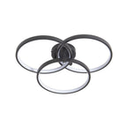 Modern LED 3-Ring Ceiling Light - image 1