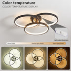 Modern LED 3-Ring Ceiling Light - image 6