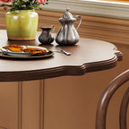 Lotus-edge Solid Wood Dining Table - image 4
