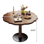 Lotus-edge Solid Wood Dining Table - image 7