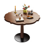 Lotus-edge Solid Wood Dining Table - image 1