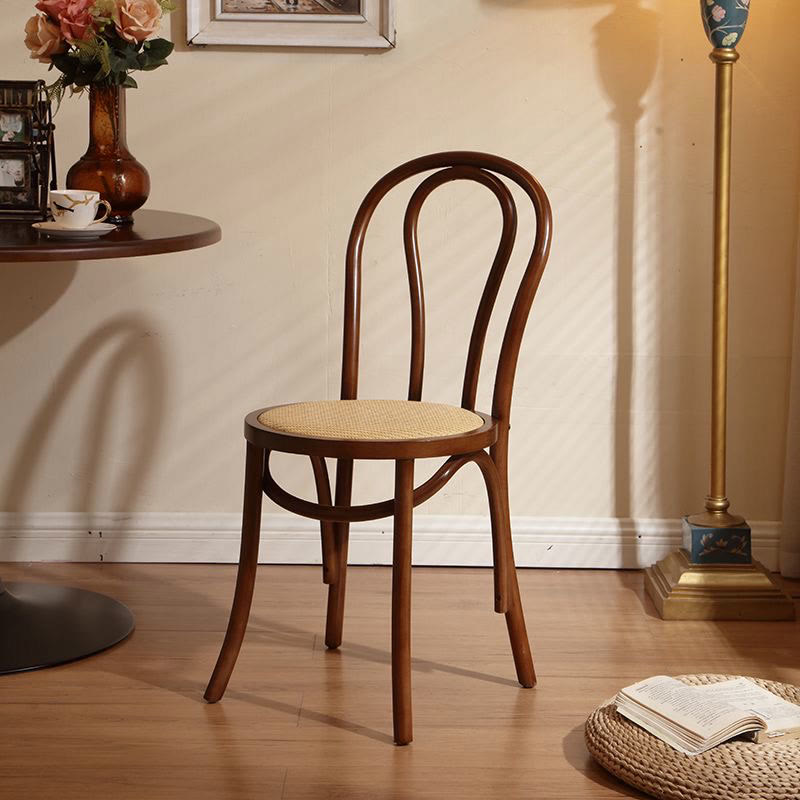 Lotus-edge Solid Wood Dining Table Set - image 5