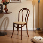 Lotus-edge Solid Wood Dining Table Set - image 5