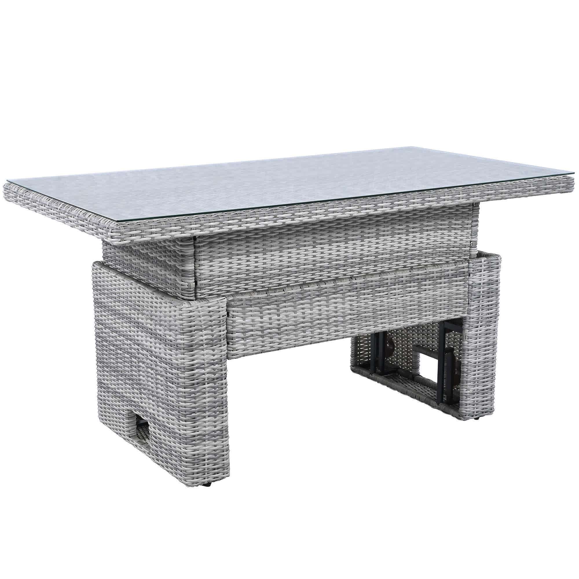 4Pcs Outdoor Rattan Patio Furniture Set - image 13