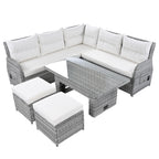4Pcs Outdoor Rattan Patio Furniture Set - image 8