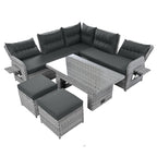 4Pcs Outdoor Rattan Patio Furniture Set - image 24