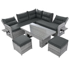 4Pcs Outdoor Rattan Patio Furniture Set - image 25