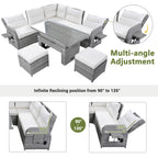 4Pcs Outdoor Rattan Patio Furniture Set - image 3