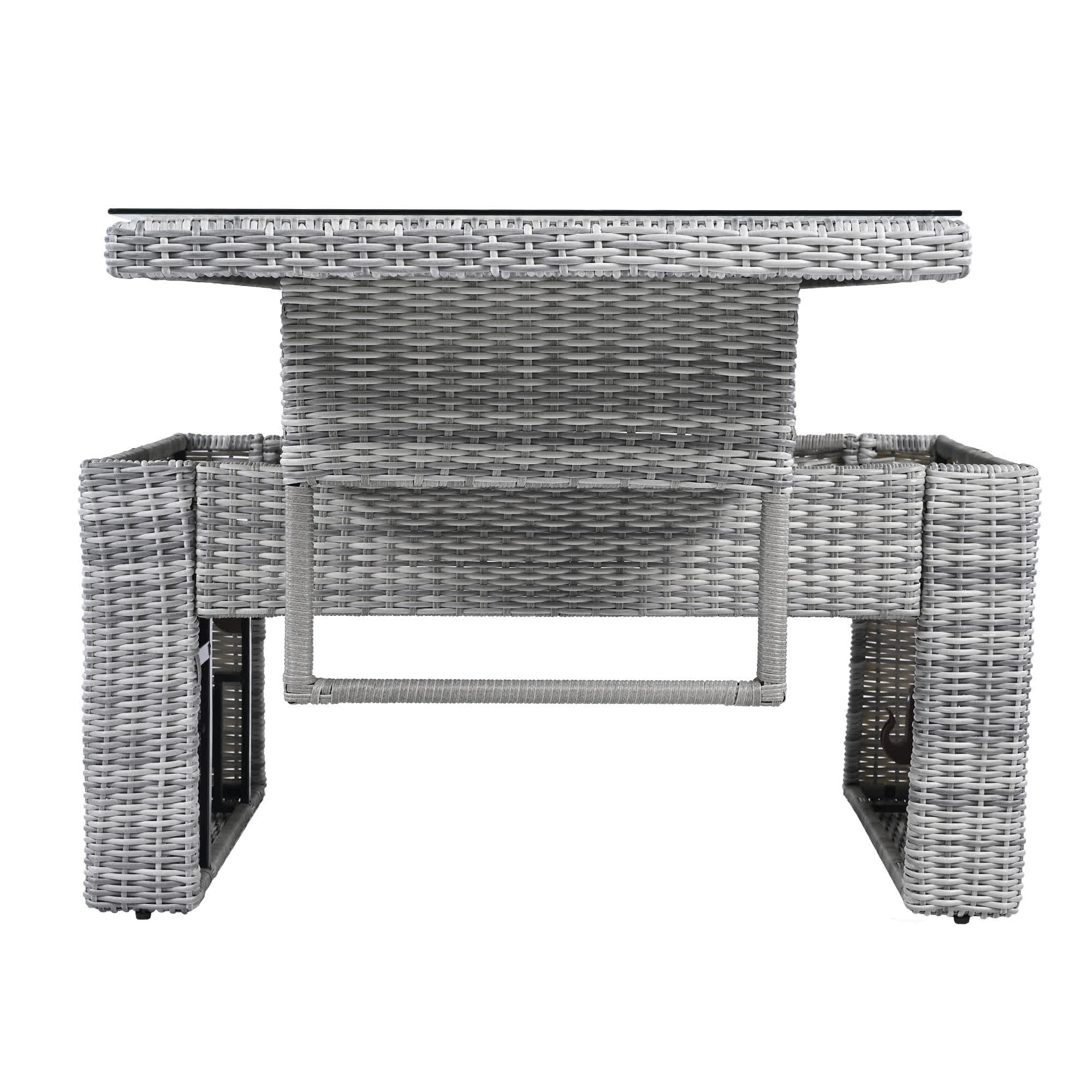 4Pcs Outdoor Rattan Patio Furniture Set - image 27