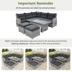 4Pcs Outdoor Rattan Patio Furniture Set - image 19