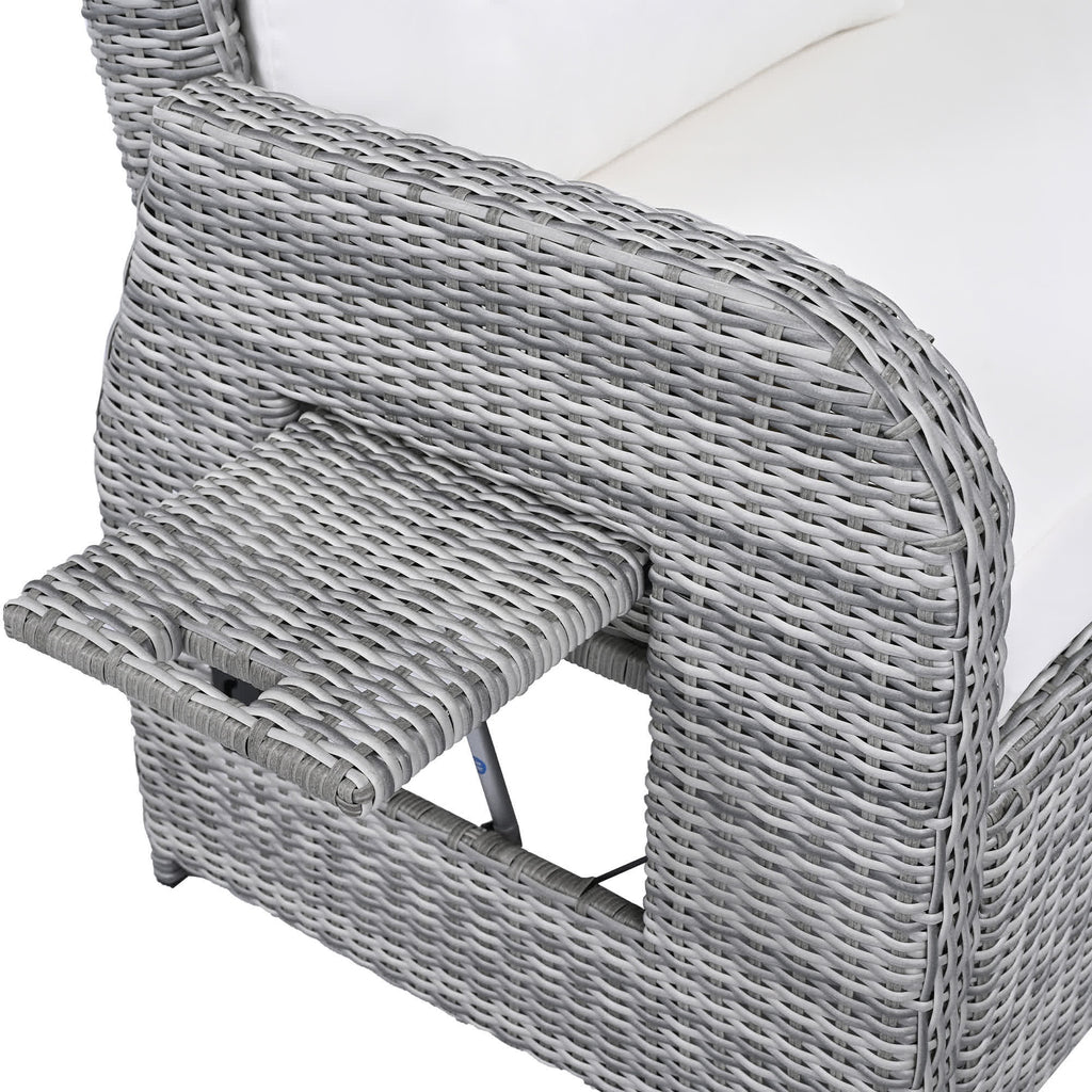 4Pcs Outdoor Rattan Patio Furniture Set - image 37