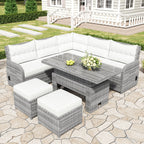 4Pcs Outdoor Rattan Patio Furniture Set - image 2