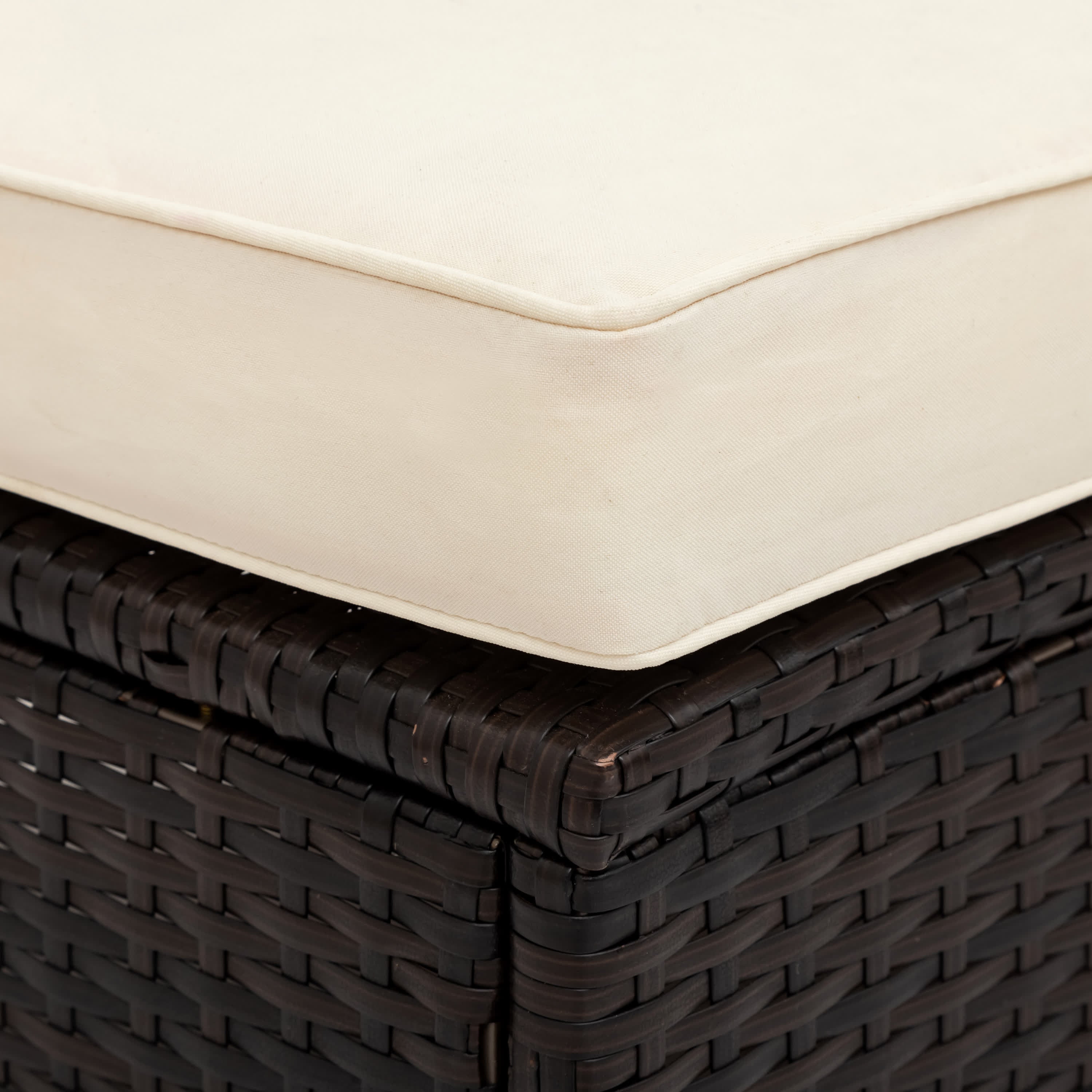 5Pcs Outdoor Patio Sectional Furniture Half-Moon Sofa Set