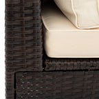 5Pcs Outdoor Patio Sectional Furniture Half-Moon Sofa Set - image 14