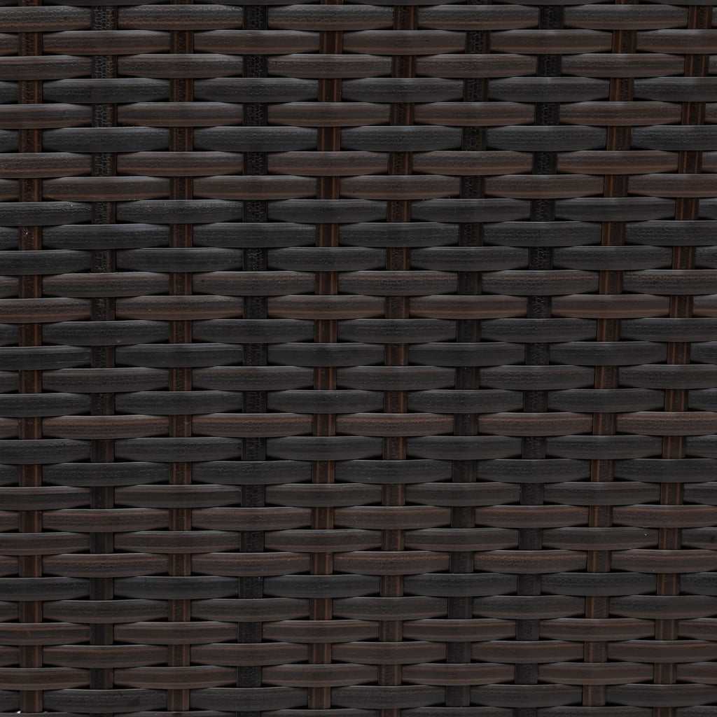 5Pcs Outdoor Patio Sectional Furniture Half-Moon Sofa Set