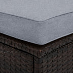 5Pcs Outdoor Patio Sectional Furniture Half-Moon Sofa Set - image 24