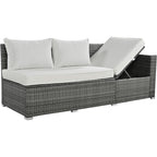 6Pcs Garden Patio Rattan Sectional Furniture Set - image 13