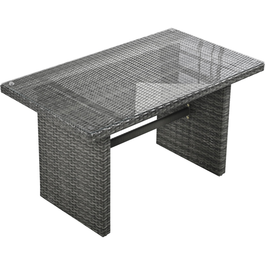 6Pcs Garden Patio Rattan Sectional Furniture Set - image 10