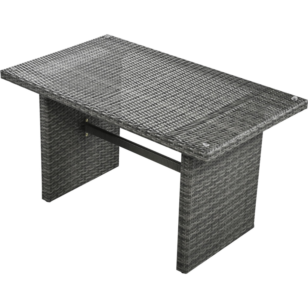 6Pcs Garden Patio Rattan Sectional Furniture Set - image 11