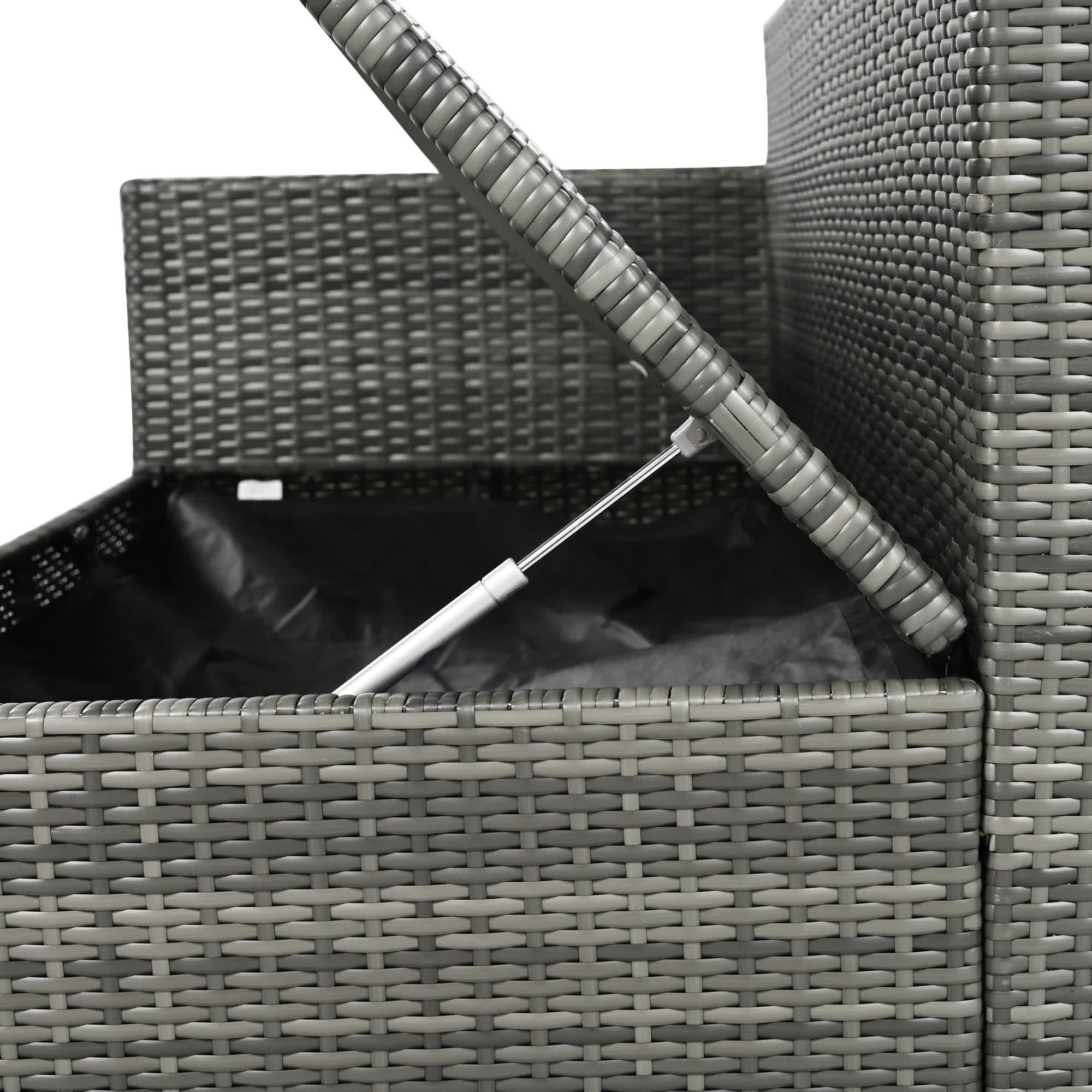 6Pcs Garden Patio Rattan Sectional Furniture Set - image 21