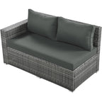 6Pcs Garden Patio Rattan Sectional Furniture Set - image 33