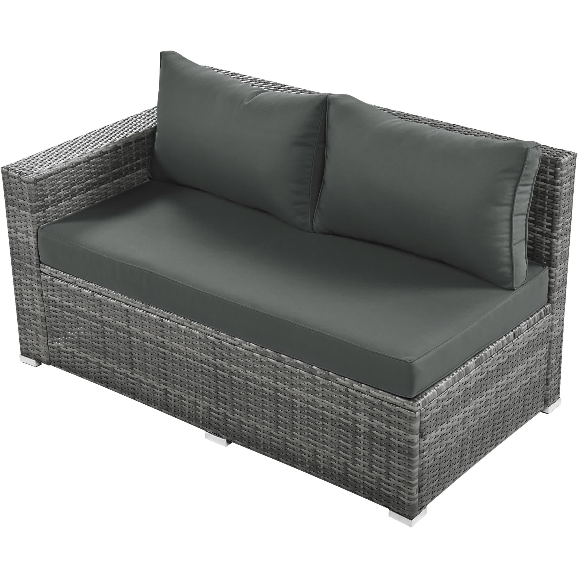 6Pcs Garden Patio Rattan Sectional Furniture Set - image 33