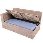 6Pcs Garden Patio Rattan Sectional Furniture Set - image 46