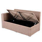 6Pcs Garden Patio Rattan Sectional Furniture Set - image 47
