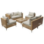 8Pcs Outdoor Patio Furniture Set - image 1