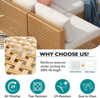 8Pcs Outdoor Patio Furniture Set - image 7