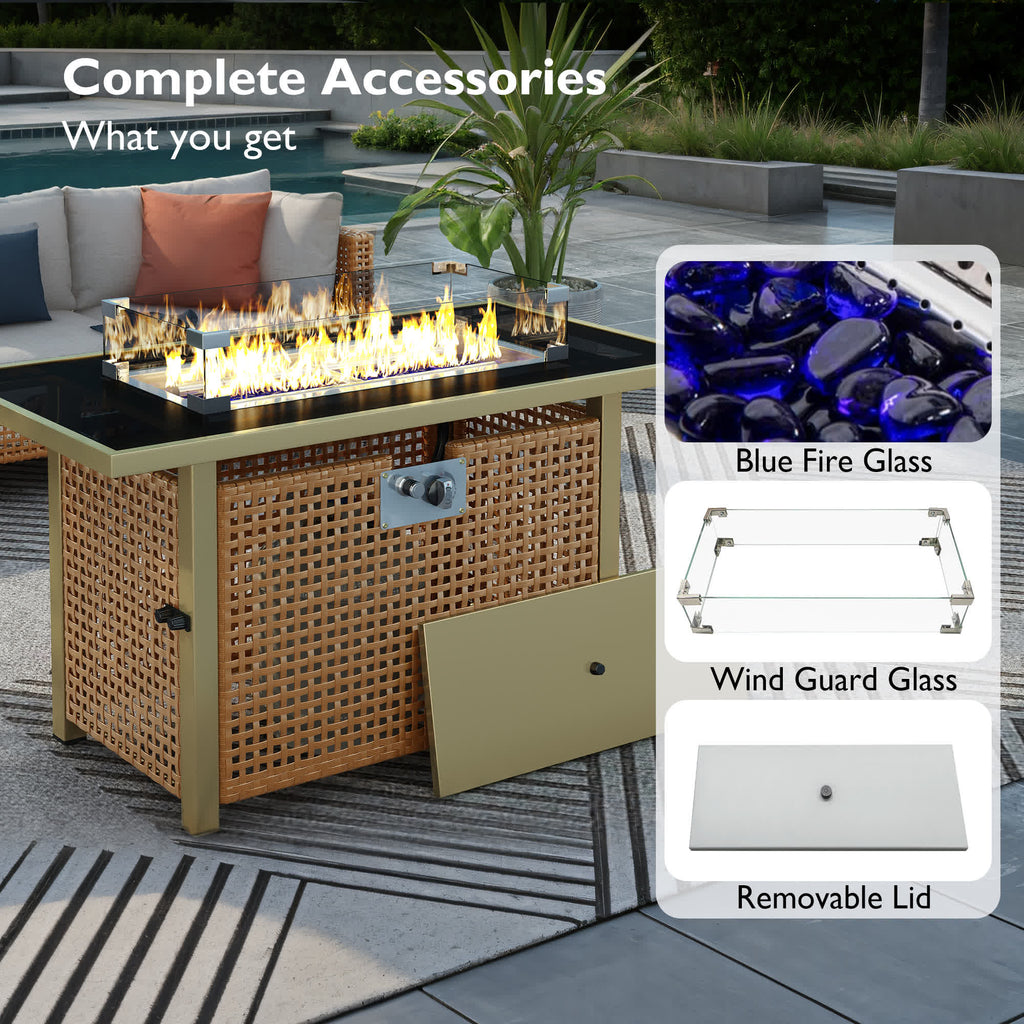 8Pcs Outdoor Patio Furniture Set - image 10