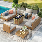 8Pcs Outdoor Patio Furniture Set - image 4