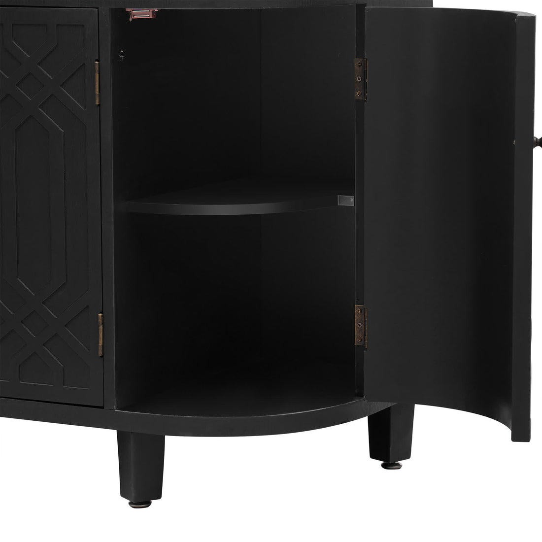 Iffhome U-Style Curved Design Buffet Sideboard